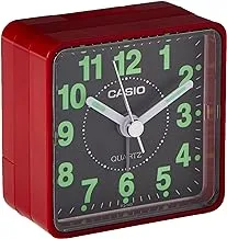 Casio Collection Wake Up Timer Digital Alarm Clock TQ-140-4EF, Red