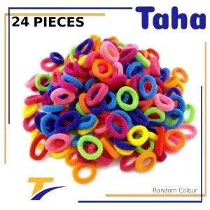 Taha Offer Hair Accessories Small Hair Ties For Girls 24 Pieces