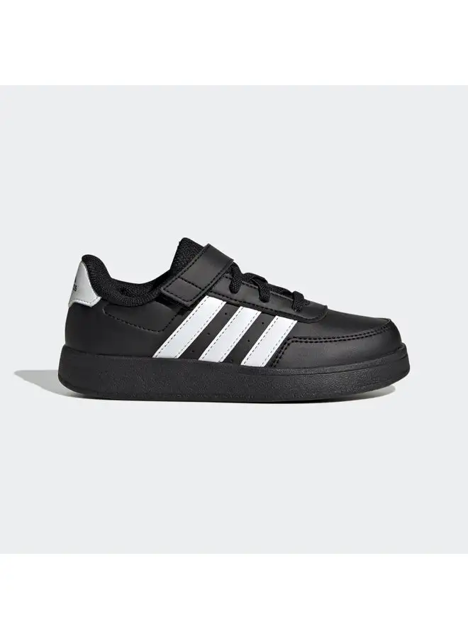 Adidas Breaknet Lifestyle Court Elastic Lace and Top Strap Tennis Shoes