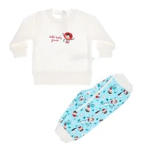 Junior Baby Girls Set ( Sweatshirt & Pants )