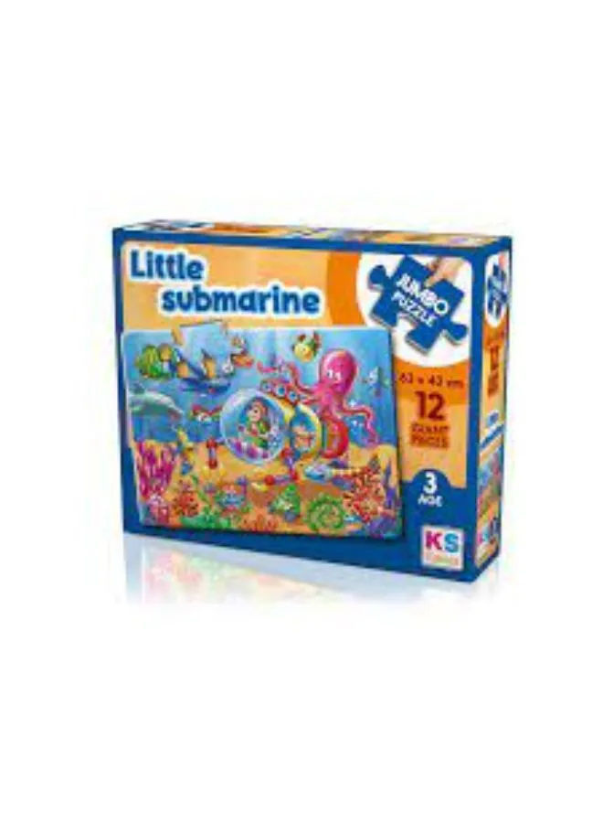 KS Games Submarine Jumbo Puzzle 12 Pcs.