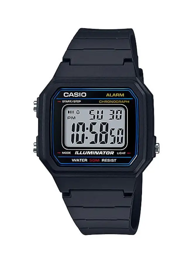 CASIO Rubber Digital Watch W-217H-1AVDF