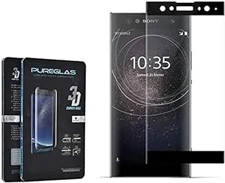 Generic Glass screen protector 3d curved edge by pureglas for sony xperia xa2 ultra, black edges