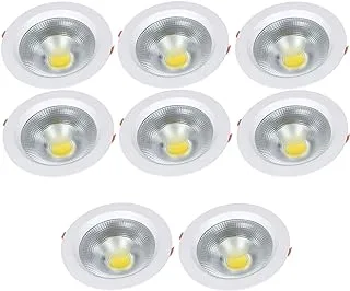 لوحة Venus Spot LED COB باللون الأبيض 30 وات 2800 لومن، عبوة من 8 قطع