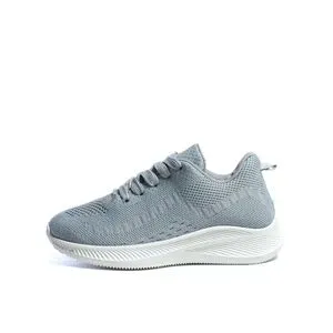 Desert Sportive Lace-Up Sneakers For Women - Grey