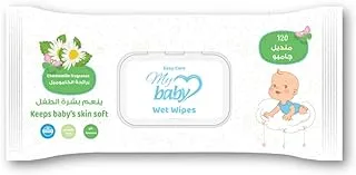 Easy Care Baby Wipes, Chamomile Scent, 120 Wipes