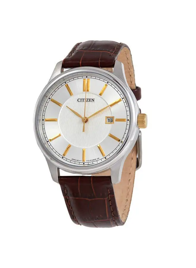 CITIZEN Leather Analog Wrist Watch BI1054-04A