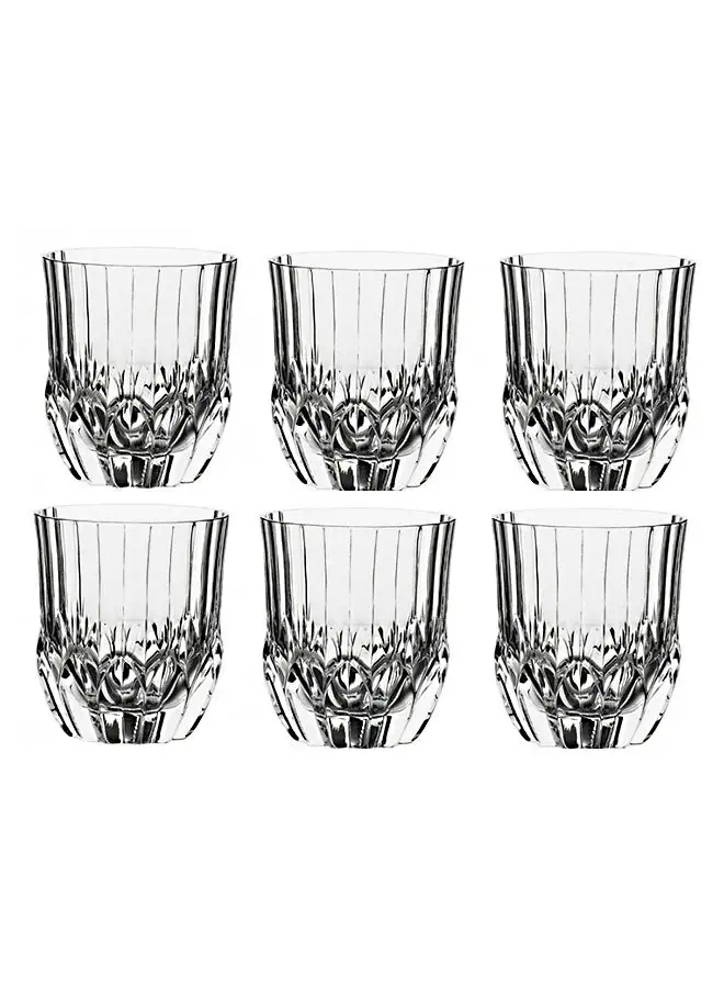 RCR 6-Piece Adagio DOF Tumbler Set Clear 350ml