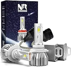 NAOEVO NR Series LED Headlight Bulbs 55watt/Bulb, 6600Lumens/Bulb White (9005)