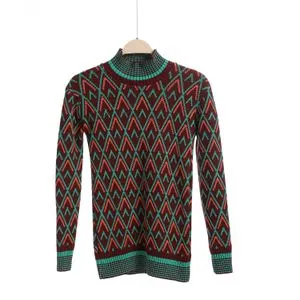 Caesar Girls Wool Pullover With Mutlicolour Design