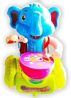 funny Elephant drummer Beemish Singing Wenoar Cute Funny Baby Toy Multi Color