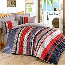 Family Bed 121 Flat Bed sheet Set Cotton 4 pieces size 240 x 250 cm