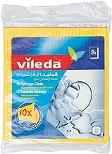 Vileda Cleaning Sponge Cloth - 4 Pieces