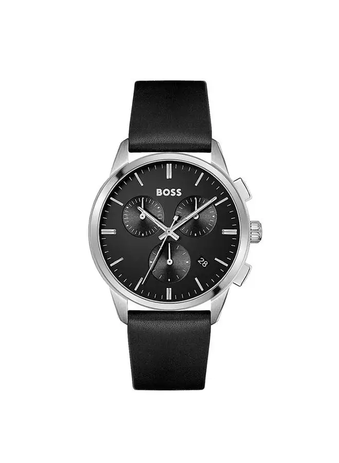 HUGO BOSS Leather Chronograph  Watch HB151.3925