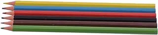 Elmaayergy power Set Of 6 Pieces Of Long Wooden Colours With Durable Material, Suitable For School And Home