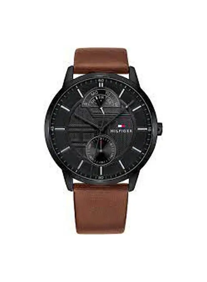 TOMMY HILFIGER Leather Chronograph  Watch 179.1604