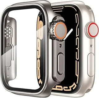 Durable Full Coverage Protection Case, Touch Sensor Converter for Apple Watch 44ml Change to Apple Watch Ultra 49 Mil Case Color Starlight