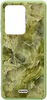 Dragon Silicon Creative Simple High End Case With Marble Design And Anti Scratch For Samsung Galaxy S20 Ultra 6.9 inch - Green