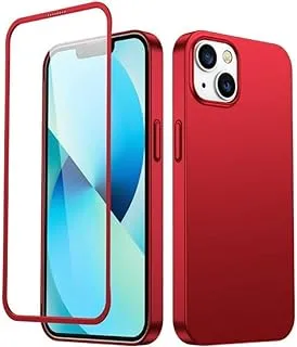 Generic JoyRoom JR-BP927 Mixed 360° Full coverage protective phone case(Phone case+ Screen protector) For Iphone 13 Pro - Red