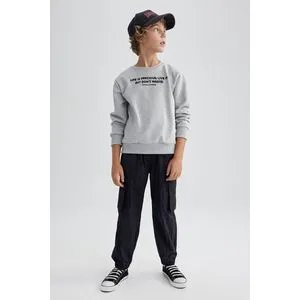 Defacto Boy Woven Cargo Jogger Trousers