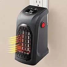 Electric Mini Handy Heater Plug- Remote Control -in Wall (400w)