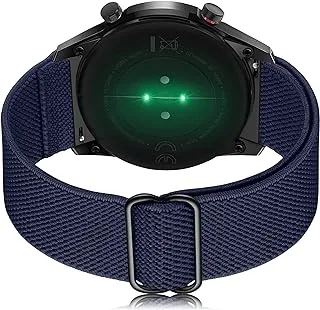 لـ Amazfit GTR 2، حزام بديل 22 مم من النايلون المرن للياقة البدنية Amazfit GTR 47m/Amazfit Pace/Amazfit Stratos/2/2S/Stratos 3/Amazfit GTR 2/GTR 2e/Amazfit GTR 3/4