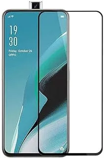 Generic 9D Glass Tempered Screen Protector Laser Cut, Full Glue, 9H Hardness, Easy Installation Scratch Resistant for Oppo Reno 2F - Black