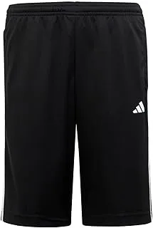 adidas train essentials aeroready 3-stripes regular-fit shorts training shorts for unisex kids