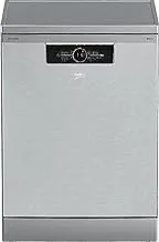 Beko Dishwasher 15 person 6 program, 60 * 60 cm, (CornerIntense)-SteamGloss, Half load - BDFN36531XC