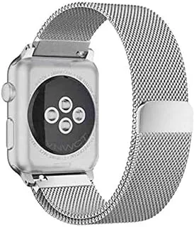 Magnetic Milanese Loop Stainless Steel Metal Band For Apple iWatch Series 4 (40mm -Silver)