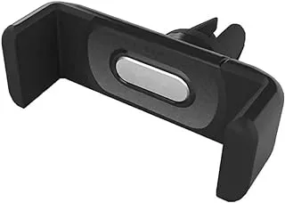 Plastic Mobile Holder With Simple Design It Was Installed In Car Air Conditioner Practical For All Types Of Cars - Black