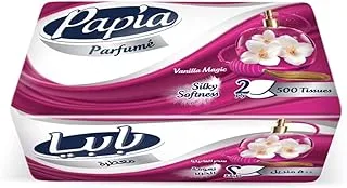 Papia Facial Tissue - PE Perfumed Single Pack - 2 Ply - 500