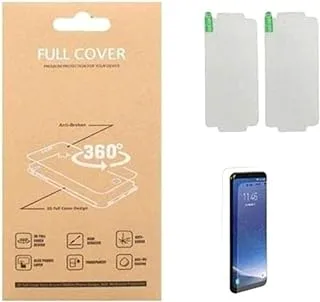 Generic Gelatin screen protector back & front full cover 360 for samsung galaxy m20 - clear