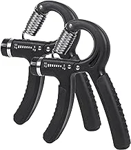 RONGYI 2 Pieces Hand Grip, Hand Grip Strengthener, 5-60kg Adjustable Gripper for Forearm Hand Training, Grip and Strength Training, Muscle Strengthening