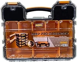 MANO PC-17 Deep Pro Organizers Removable Boxes (350×430×110) Unique Design, Comfortable Grip And Durable Material - Multi Colour