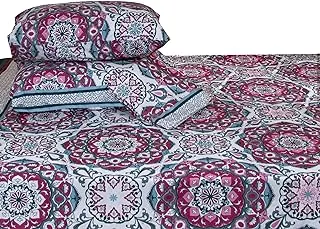 Family Bed 158 Flat Bed sheet Set Cotton 4 pieces size 240 x 250 cm