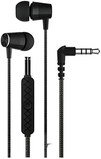 Devia EM103 Kintone Series Metal Wired Earphone 3.5 mm Length, Black Headphones Headset