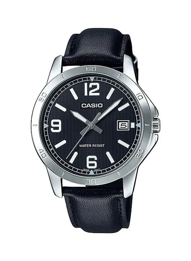 CASIO Leather Analog Watch MTP-V004L-1BUDF