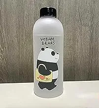 Panda Water Bottle - 1 Liter Capacity - Food Grade Hard Plastic