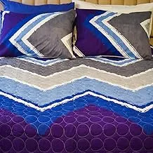 Family Bed 162 Coverlet Set Cotton 3 pieces size 240 x 240 cm