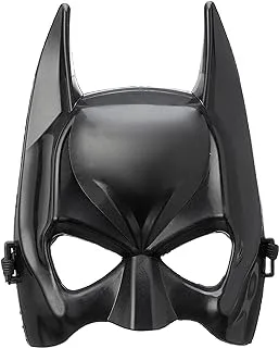 Generic Plastic Children Mask Toy With Super Hero Design And Strap For Halloween Party - Black