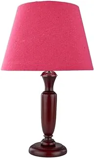 Nagafa Shop, Tb11-F High Quality, Manda Modern Table Lamp For Living Room, Bedroom, Or Hall - Brown Fuchsia