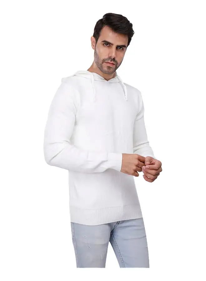 Coup Coup Regular Fit Basic Pullover For Men Color OffWhite