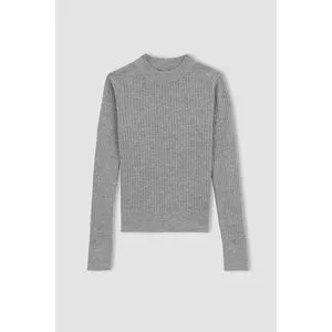 Defacto Girl Tricot Regular Fit Crew Neck Long Sleeve Pullover