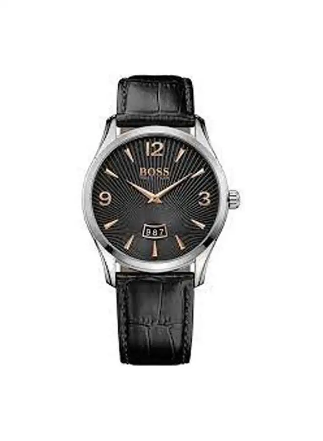 HUGO BOSS Leather Analog  Watch HB151.3425