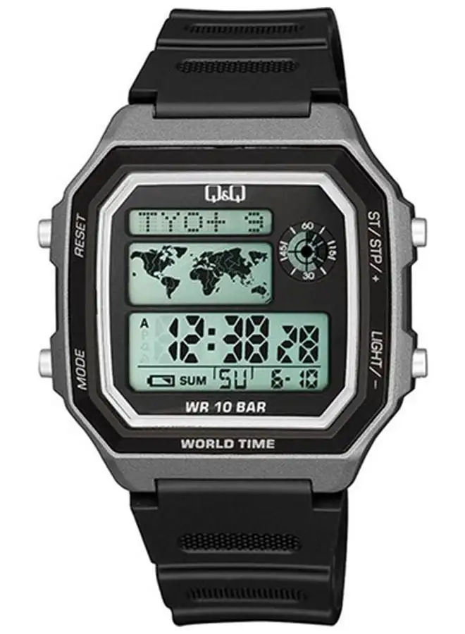 Q&Q Resin Digital Wrist Watch M196J005Y