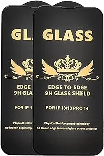 G-Power 9H Tempered Glass Screen Protector Premium With Anti Scratch Layer And High Transparency For Iphone 13 Set Of 2 Pack 6.1