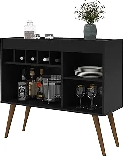 Sideboard Buffet New Odin Wine Bar Black - Quality Furniture