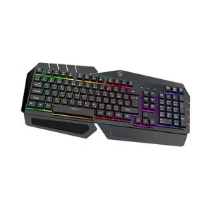 Porodo PDX212-BK - Metal Frame Gaming Keyboard – Black