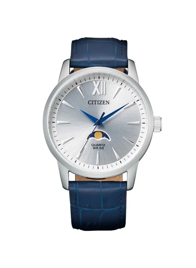 CITIZEN Leather Analog Wrist Watch AK5000-03A